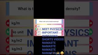 #neet physics important questions shorts videos/please like share and subscribe my channel 🙏 😀 😊 😄