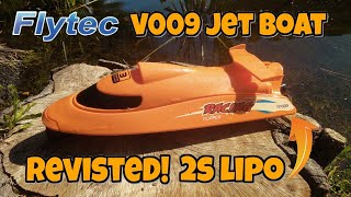 FLYTEC V009 Jet Boat Using a 2S Lipo