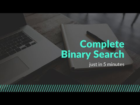 Learn to code binary search using c in just 5min.Binary Search for beginner using picture to explain
