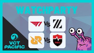 T1 vs ZETA & RRQ vs NS | VCT PACIFIC Stage 2