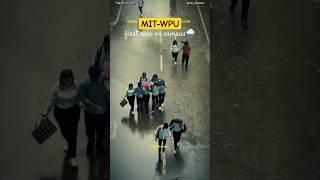 🌧First rain in MIT-WPU Pune | MIT-WPU Pune Placement Cutoff Campus Review | #mitwpu #mitpune