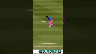 SAKARIYA VS BUTTLER | DIVING CATCH | REAL CRICKET ™20 | SKY GAMING | #shorts