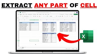 How to Split or Extract Any Part of Cell In Excel