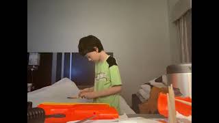Very Fast Nerf Walking Dead Rifle Reload.