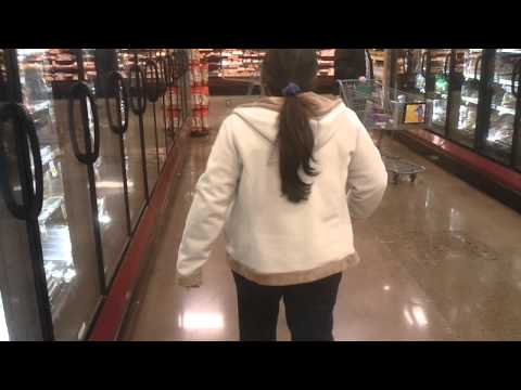Ryan walking around in Fred Meyers