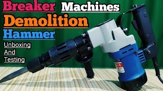 Unboxing of Mini breaker machine Demolition Hammer price in India 2020