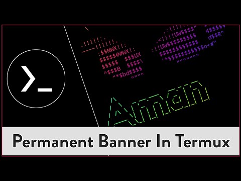 Create Permanent Banner In Termux | How To Add Banner In Termux