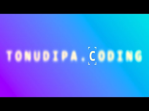 CSS Text Focus Hover Effect tonudipacoding