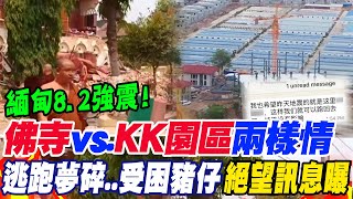 緬甸8.2強震"佛寺"vs."KK園區"兩樣情! 逃跑夢碎..受困豬仔"絕望訊息曝光"