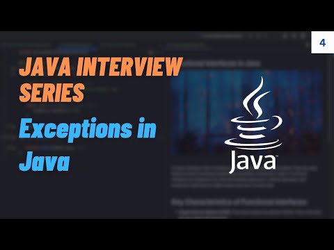 Exceptions in Java [Interview Question]