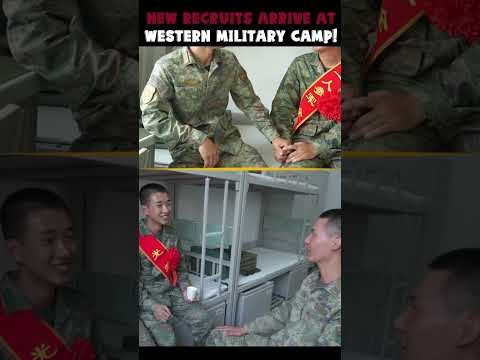New Recruits Arrive at Western Military Camp