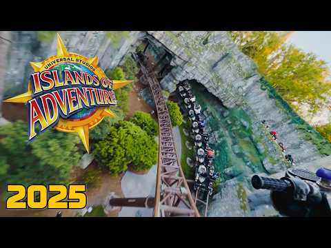 [4K] 🇺🇸 Universal Islands of Adventure Orlando 2025 Walking + Rides: Harry Potter, Spiderman & More!