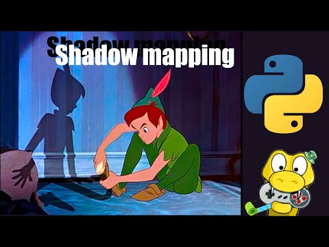 Basic Dynamic Shadow Mapping on my 3D graphics engine made in Python with Pygame