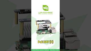 Waveshare PoE HAT (H)，High-power 5V 5A stable output，Built-in SMPS for efficient power conversion