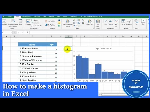 How to make a Histogram in Excel | Urdu Hindi | Ali Hamza @Ali-Hamza-Dev