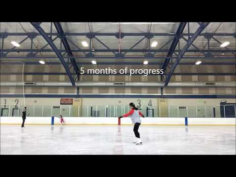 Adult Figure Skating 5 months progress