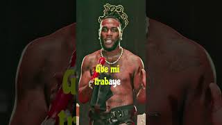 #Burnaboy Apple Music Live - Shalaye Lyrics #burnaboy #youtubeshorts #shorts #music