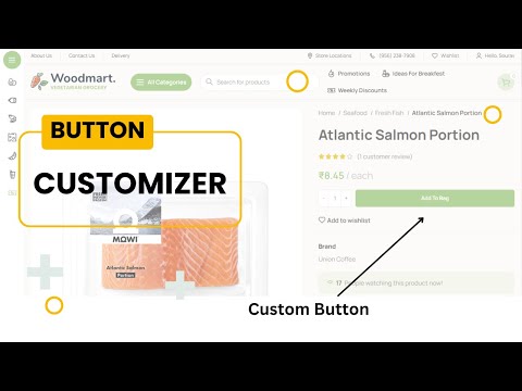 Custom Buttons for WooCommerce WordPress Plugin | #wordpress #universeforest