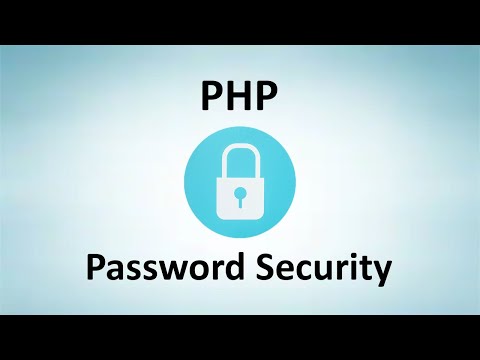 PHP Password Security