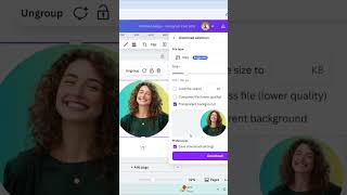create 3D profile picture in Canva #graphicdesign #tutorial #canva #canvatips