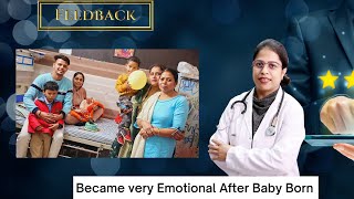 Became very Emotional Holding our Baby After Delivery Watch This Video