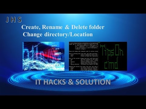 How to create folder using cmd || Rename ||Delete ||change directory || check  folders ||Tutorial#04