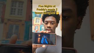 Five Nights at Freddy's movie 2 teaser thoughts! 🤔 #fnafmovie2 #fivenightsatfreddys #blumhouse