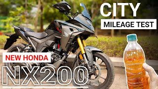 🚀 Honda NX200 Mileage Test ⛽|Honda nx200 Mileage| Honda nx200 New Model 2025|New Honda nx200 Mileage