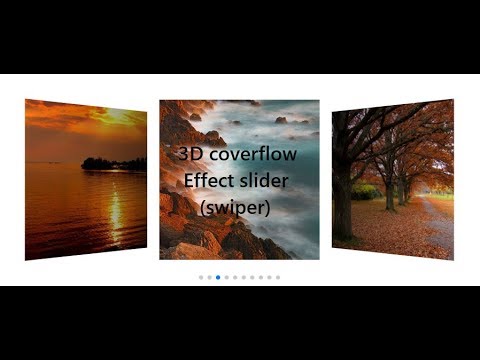 3d coverflow effect slider (swiper.js)