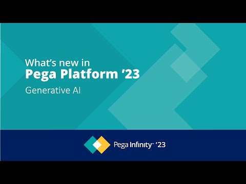 Pega Infinity '23 Update: What's New in Generative AI