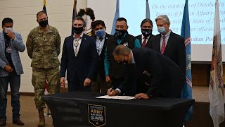 U.S. Indian Law Enforcement Advanced Training Center Opening - Camp Grafton N.D.