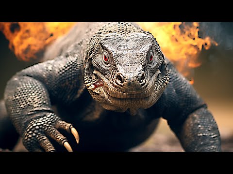 Komodo Dragon: Documentary (Facts About Saliva & Hunting)