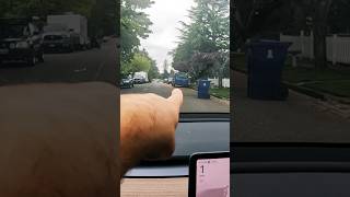 Tesla FSD parallel parks with ease.  #autopark #tesla #fsd