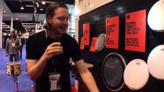 2014 Winter NAMM Show - Evans Heavyweight Snare & EMAD Heavyweight Bass Drumheads