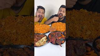 SPICY APPLE CHICKEN EATING CHALLENGE😱 Brother Vs Brother Challenge😍🔥 #shorts #eating #foodie