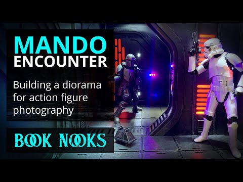 I Built a Mandalorian Book Nook!