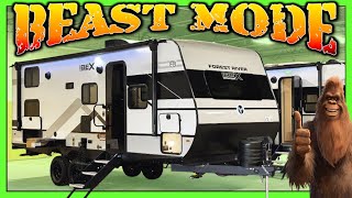 It's like a whole new series of RVs! 2026 Ibex 23MBH Travel Trailer with BEAST MODE Suspension!