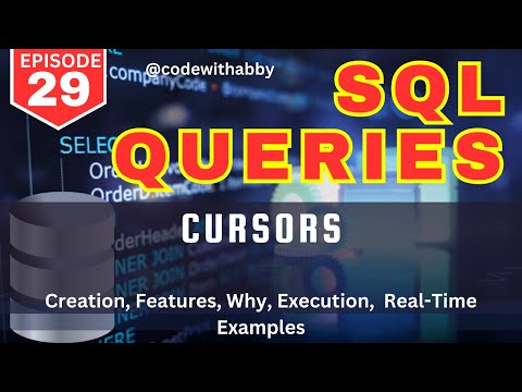 Cursors in SQL Server | Definition, Use Cases & Types | Real-Time Example | @codewithabby | 2025