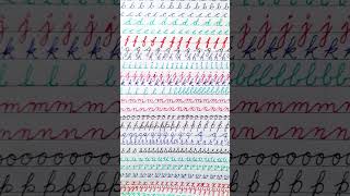 Practice of Cursive writing #englishhandwritingpracticeforkids  #cursivewriting #handwriting