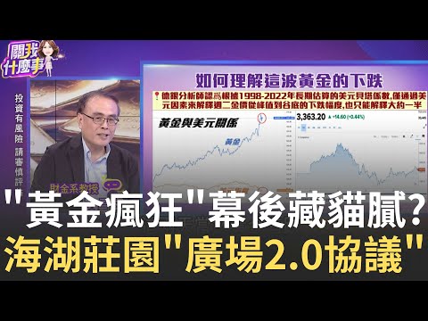 瘋狂黃金漲勢告一段落? 川普風險轉向有解? 沃勒樂觀降息..美股救生圈 歐洲無端捲貿易戰最無辜?!川普下一波要打匯率戰?│陳斐娟 主持│20250424│關我什麼事feat.段昌文