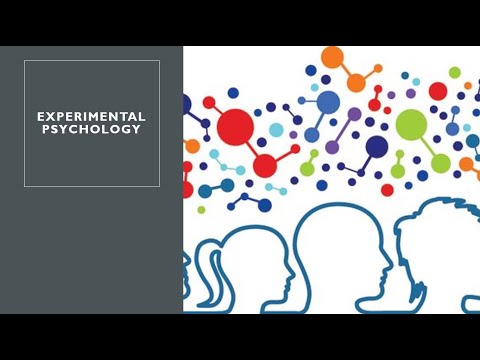 EXPERIMENTAL PSYCHOLOGY: VARIABLES