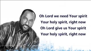 Luther Barnes - Spirit Fall Down (Lyric Video)