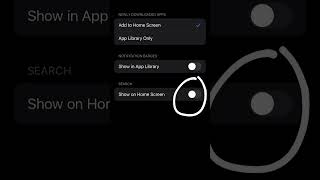 How to remove search bar from screen #iphone #apple #searchbar #treanding #viral #youtubeshorts