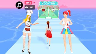 STREAMER RUN Game 📷👩👗 BGameplay (1) Android , iOs Game 3D