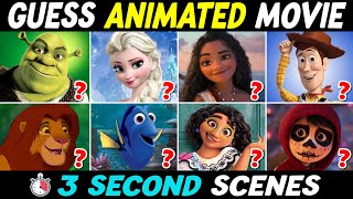 Guess the Animated Movie from a 3 Second Scene 🎬😲