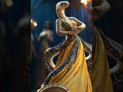 Beauty and snake on the stage of talent show #missuniverse #dance #changingthefaceofbeauty #funny