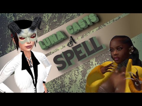 LUNA CASTS SPELLS ON SECOND LIFE - SECOND LIFE TROLLING #secondlife