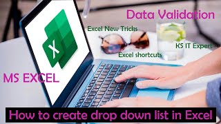 Data Validation | How to create Drop Down List in Excel (Data Validation) #shorts #excel