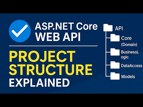 Asp.Net Core Web API Project Structure
