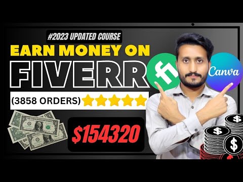 How to Earn Money with Canva on Fiverr 2023 - Canva Tutorial